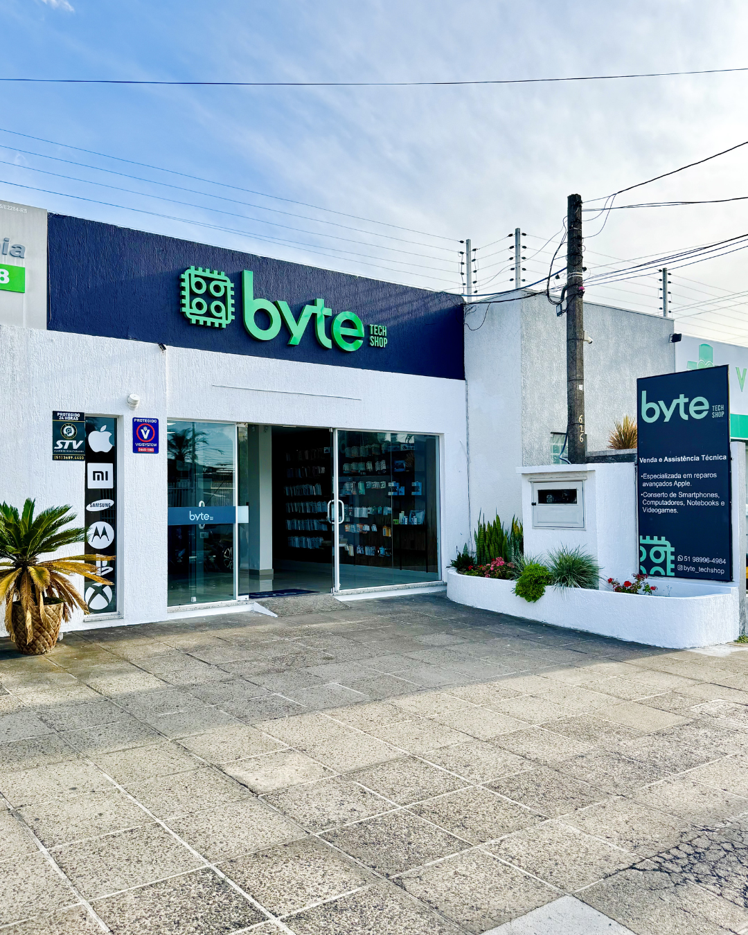 Fachada da loja Byte Tech Shop em Capão da Canoa